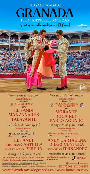 cartel toros corpus