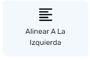 Alinear a la izquierda