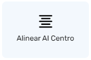 Alinear al centro