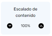 Escalado de contenido
